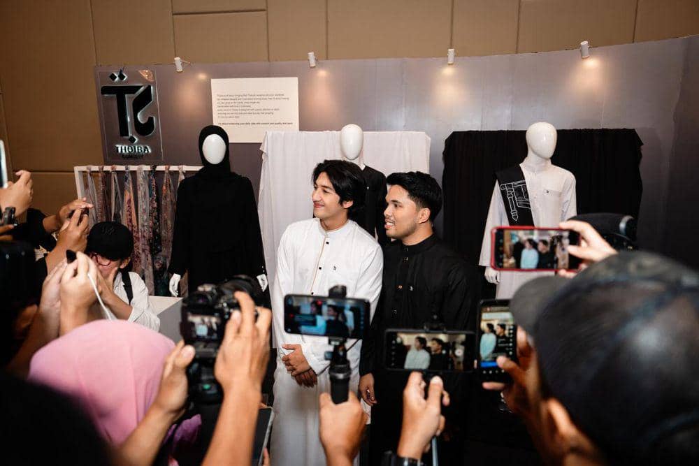 potret Harris Vriza saat launching Thoiba Concept (instagram.com/harrisvriza)