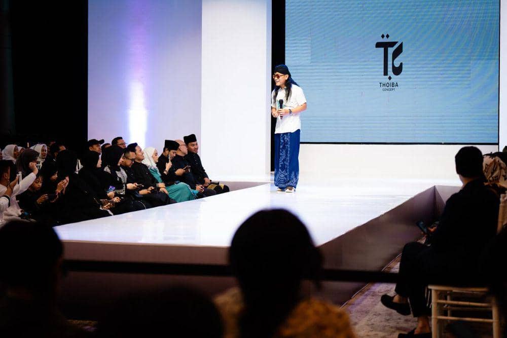 potret Harris Vriza saat launching Thoiba Concept (instagram.com/harrisvriza)