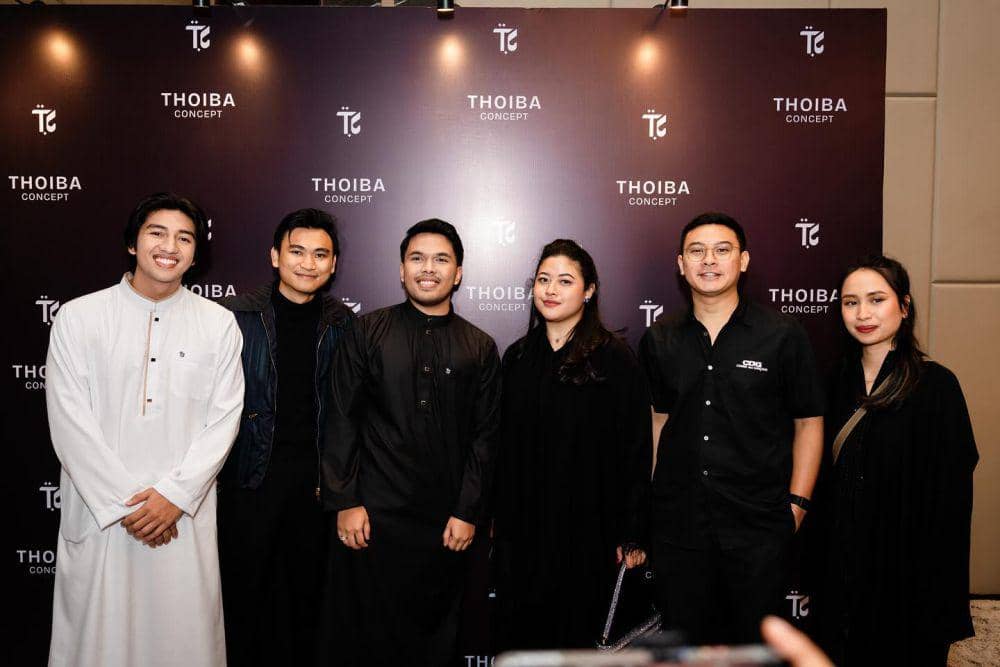 potret Harris Vriza saat launching Thoiba Concept (instagram.com/harrisvriza)