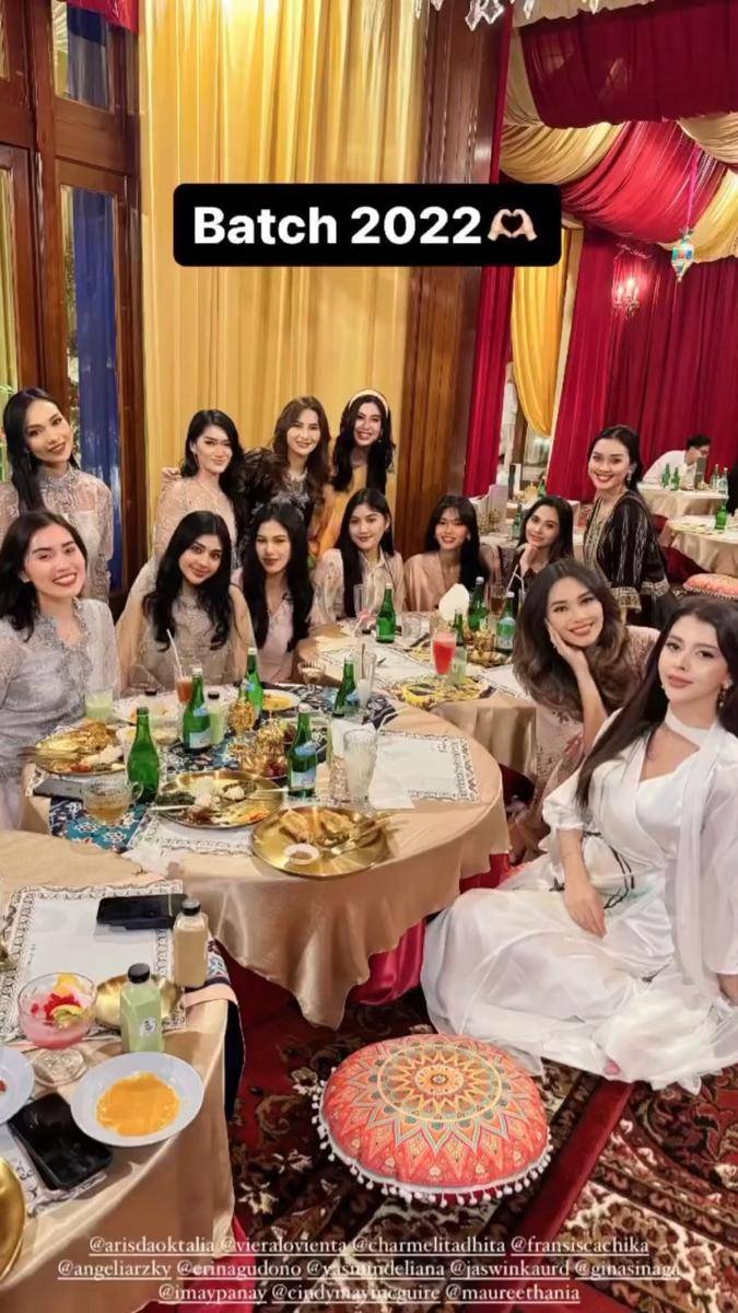Erina Gudono buka puasa Puteri Indonesia (Instagram.com/erinagudono)