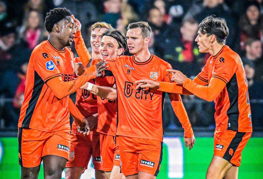 Pemain FC Volendam ketika merayakan kemenangan. (instagram.com/fcvolendam)