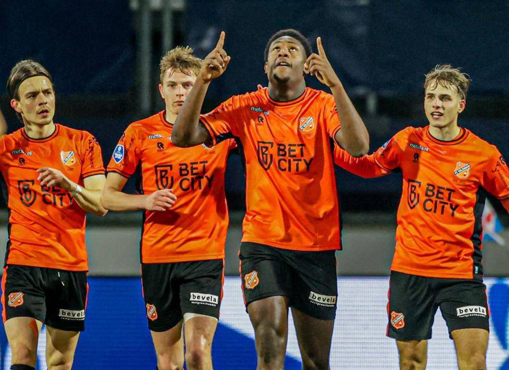 Pemain FC Volendam saat merayakan gol. (instagram.com/fcvolendam)