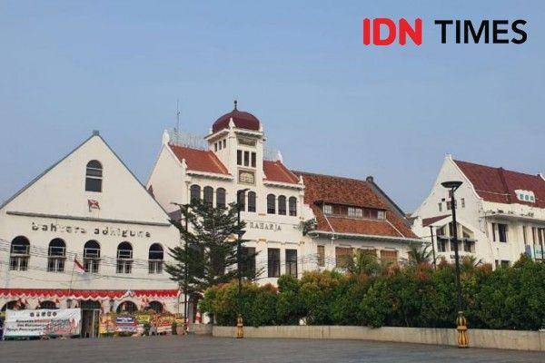 Gedung-gedung yang berlokasi di Kawasan Kota Tua, Jakarta Barat (IDN Times/Besse Fadhilah)