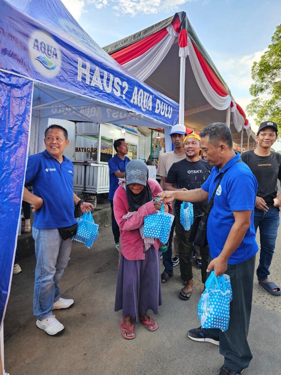 Cara AQUA Lampung Berbagi Kebaikan Momen Ramadan 2024