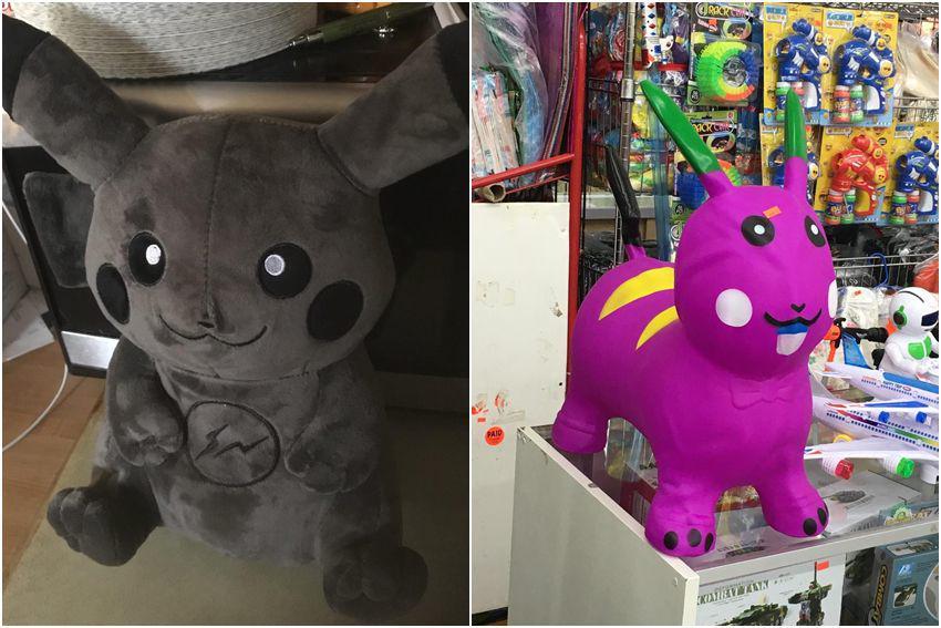 9 Objek Kocak Pikachu Salah Warna, Jadi Biru dan Ungu, dong!