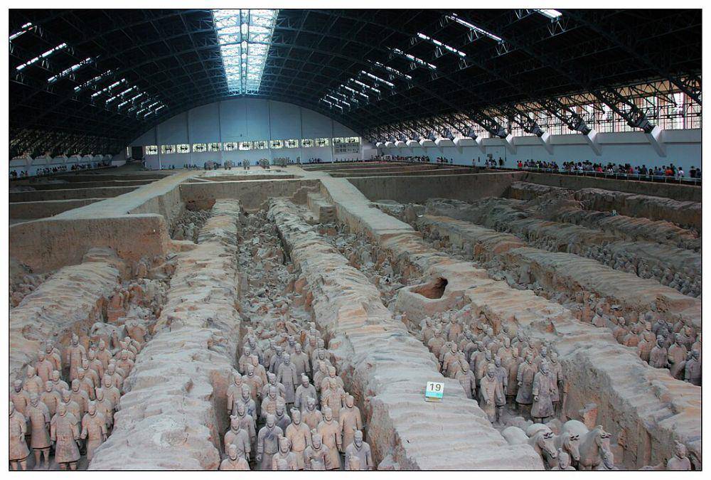ilustrasi area dalam mausoleum Xian (Wikimedia Commons/Camphora)