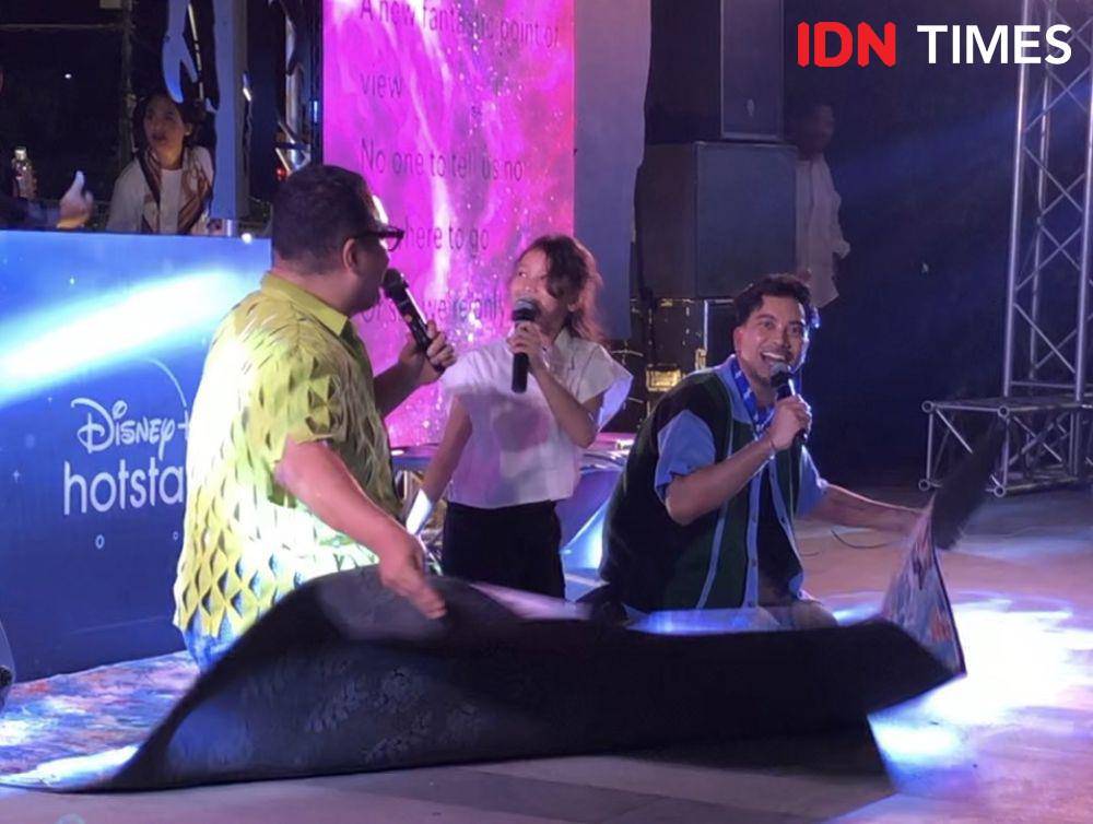 momen keseruan 90s/00s Rewind Karaoke with Reza Chandika & Gamaliél di Sarinah pada Sabtu (23/3/2024) (IDN Times/Elizabeth Chiquita)