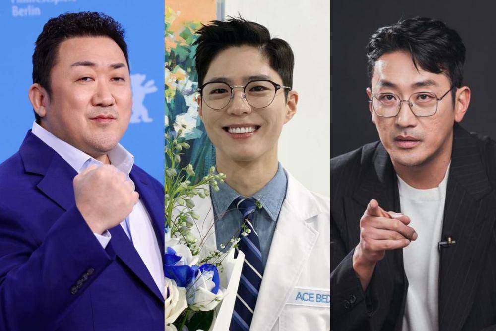 Ma Dong Seok (instagram.com/donlee) | Park Bo Gum (instagram.com/bogummy) | Ha Jung Woo (instagram.com/walkhousecompany)