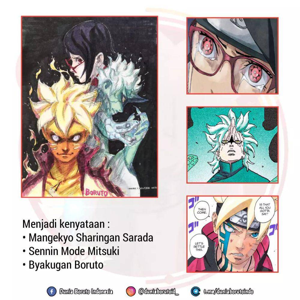 ilustrasi Boruto oleh Masashi Kishimoto pada 2016. instagram.com/@duniaborutoid_
