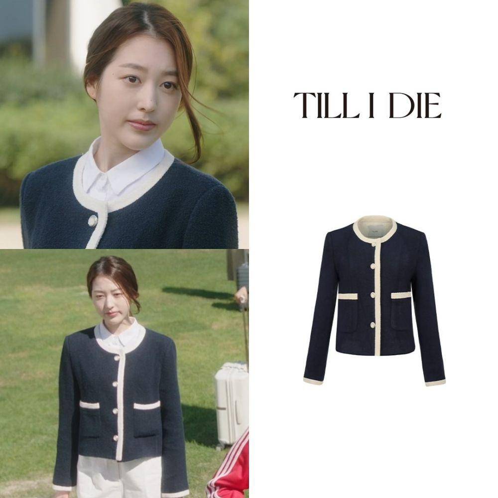 outfit Jang Da Ah di Pyramid Game (instagram.com/zz_style_)