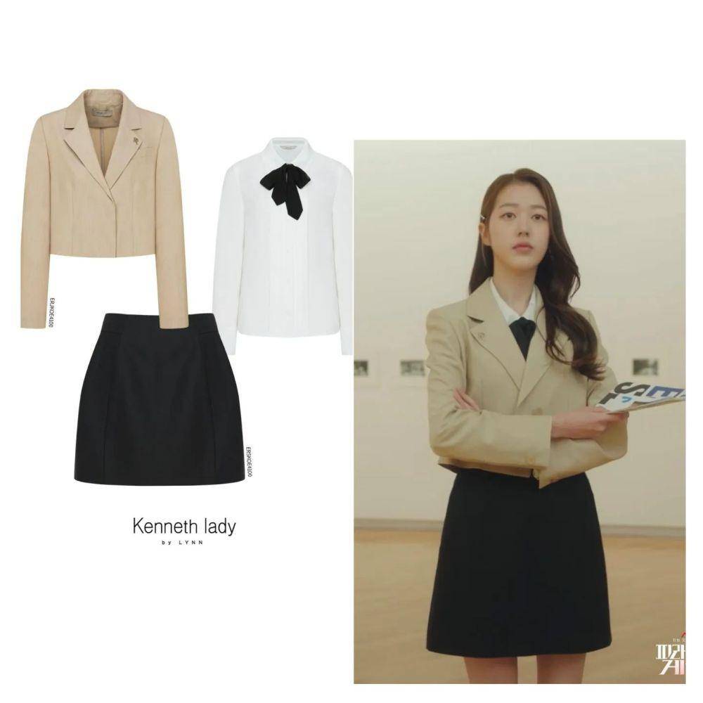 outfit Jang Da Ah di Pyramid Game (instagram.com/kenneth_lady)