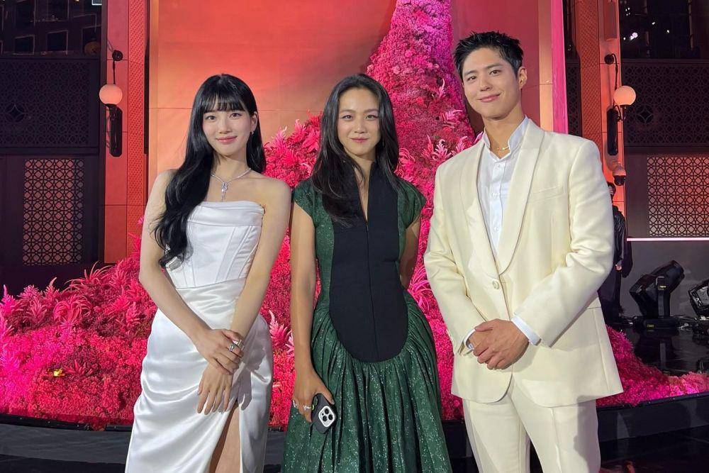 Suzy, Tang Wei, dan Park Bo Gum (instagram.com/skuukzky)