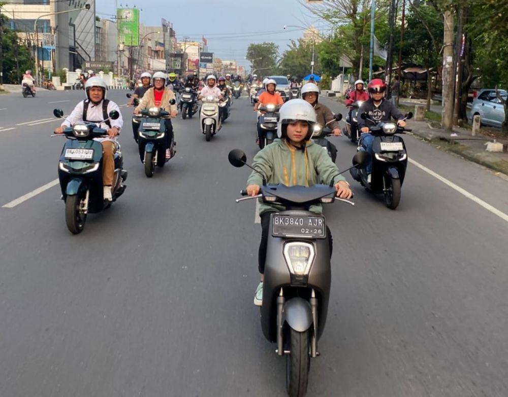 Rolling City, Honda Perkenalkan Sepeda Motor Listrik EM1 e: di Sumut