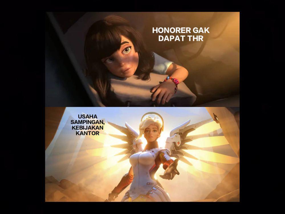 7 Meme Honorer Curhat Gak dapat THR, Lebaran Cuma Bisa Gigit Jari?