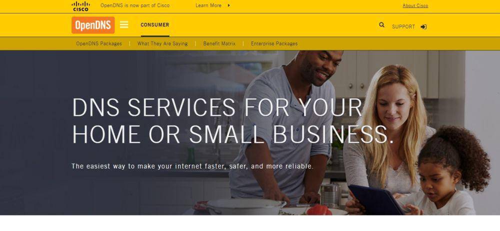 OpenDNS Home (dok. OpenDNS)