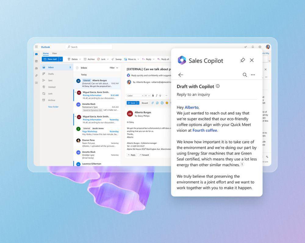 Sales Copilot (dok. Microsoft)