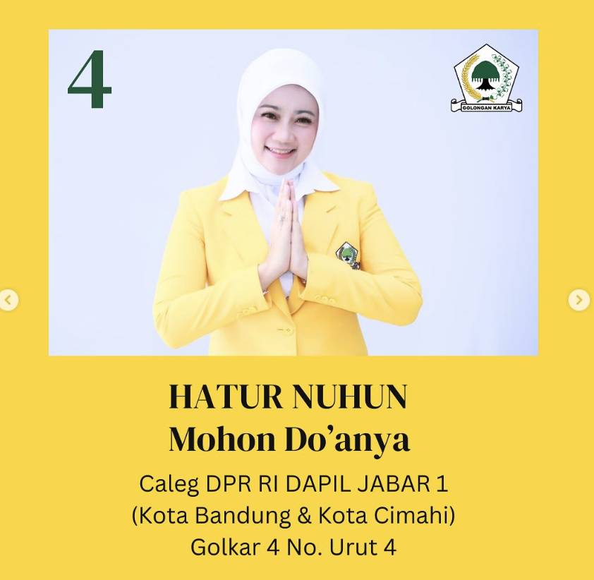 Atalia Praratya Istri Kang Emil Caleg Dapil Jawa Barat I (Instagram.com/ataliapr)