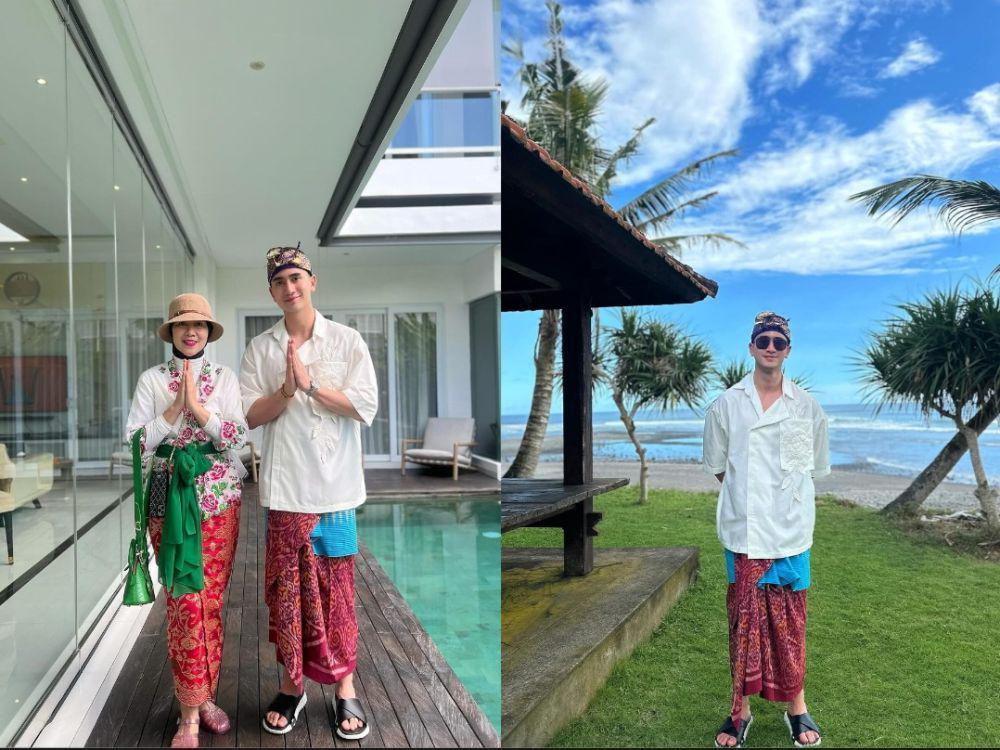10 Potret Verrell Bramasta Liburan ke Bali, Quality Time Bareng Ibunda