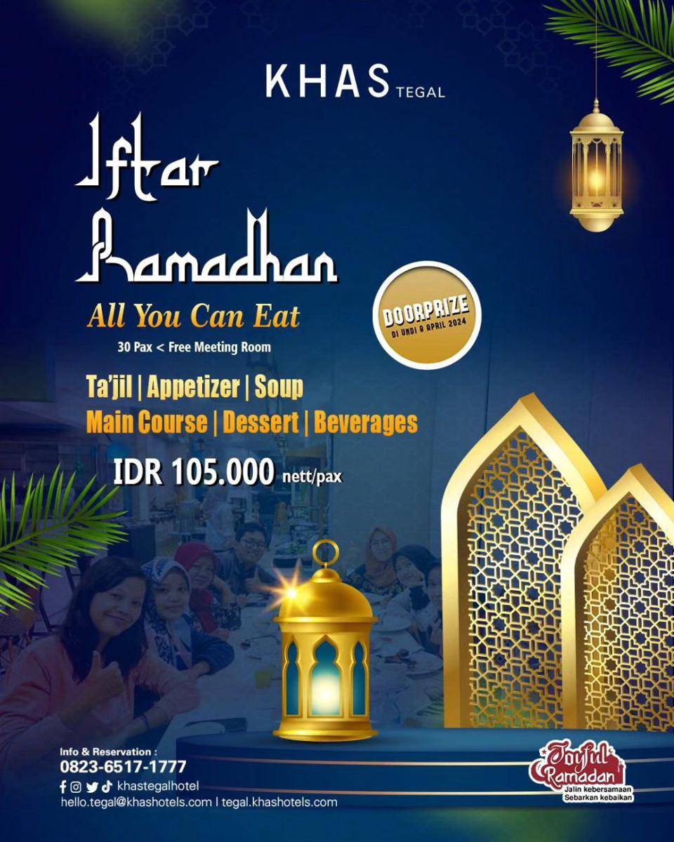 promo bukber all you can eat di KHAS Tegal Hotel (instagram.com/khastegalhotel)