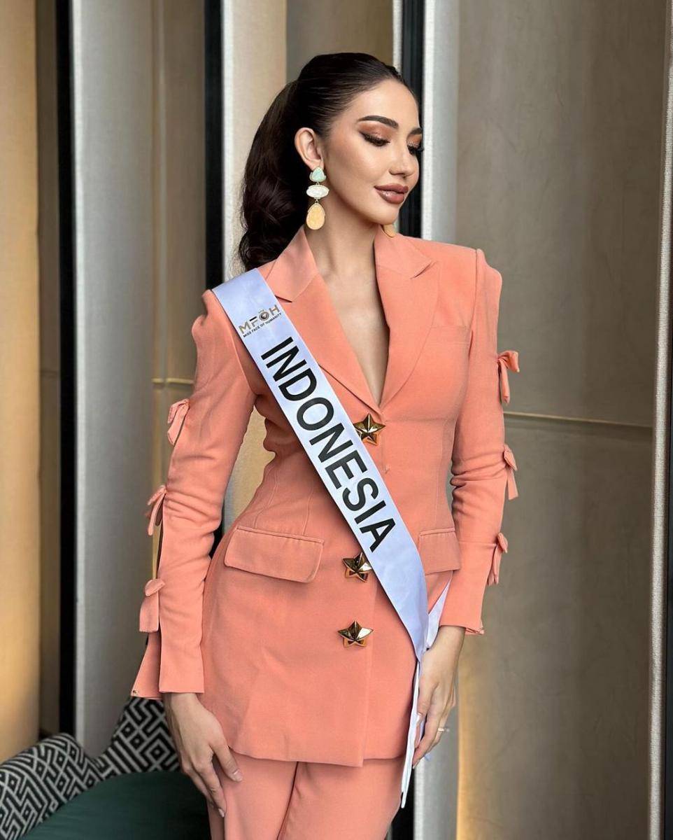 Potret Vanessa Hatter di Karantina Miss Face of Humanity 2024 (Instagram.com/vanessahatter)