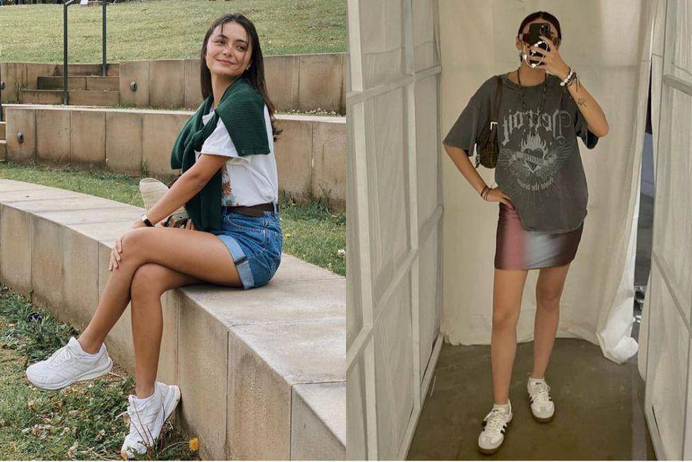 Adu gaya Amanda Rawles vs Naura Hakim (instagram.com/amandarawles/ |instagram.com/naura21)