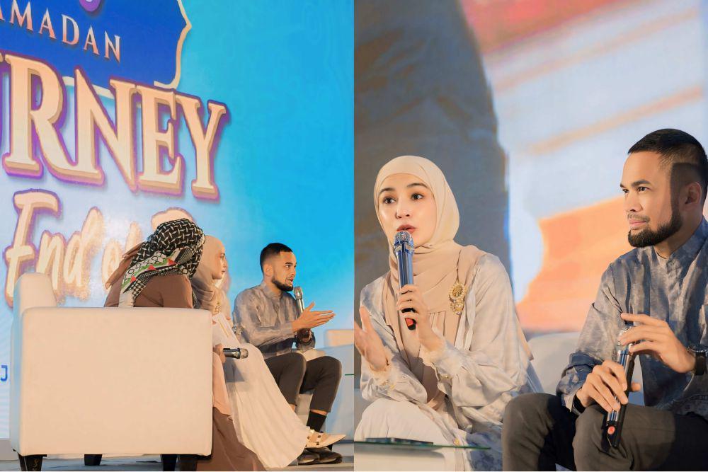 7 Potret Shireen Sungkar dan Teuku Wisnu di Hijrahfest, Inspiratif!