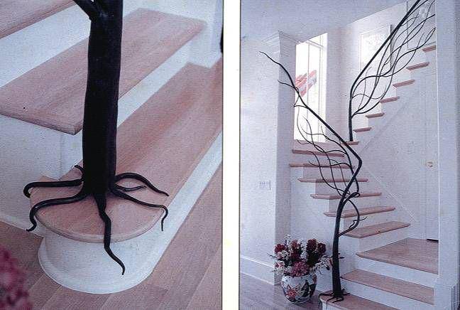 potret desain pegangan tangga paling keren (reddit.com/user/rexmons)