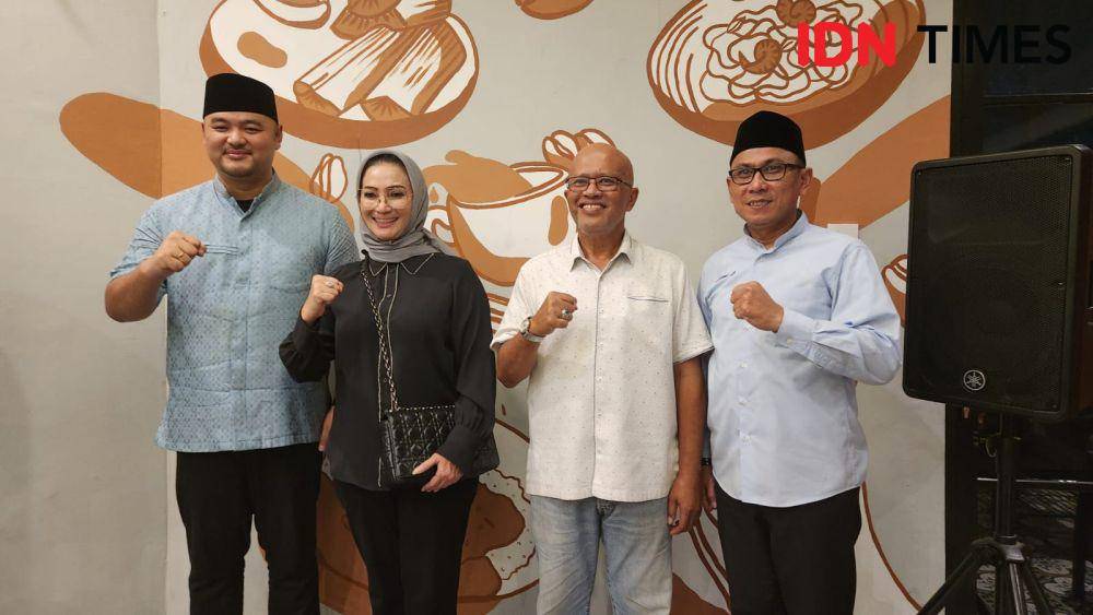 Anggota Komisi IX DPR RI, Lucy Kurniasari saat bersilahturahmi dengan DPC Partai Demokrat Depok. (IDNTimes/Dicky)