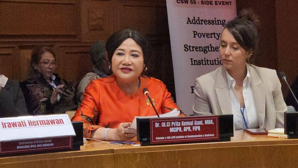 Prita Kemal Gani Bicara soal Pendidikan di Forum Perempuan PBB