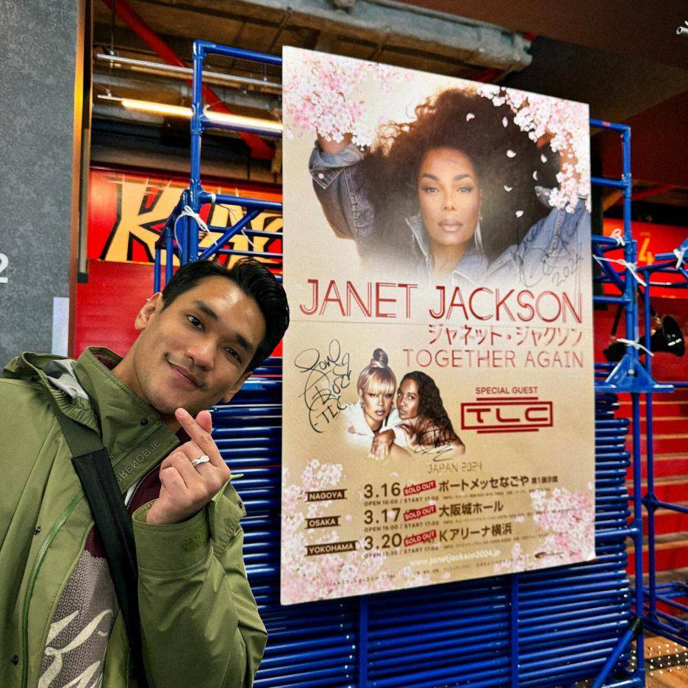 potret Afgan nonton konser Janet Jackson di Jepang (instagram.com/afgan_)
