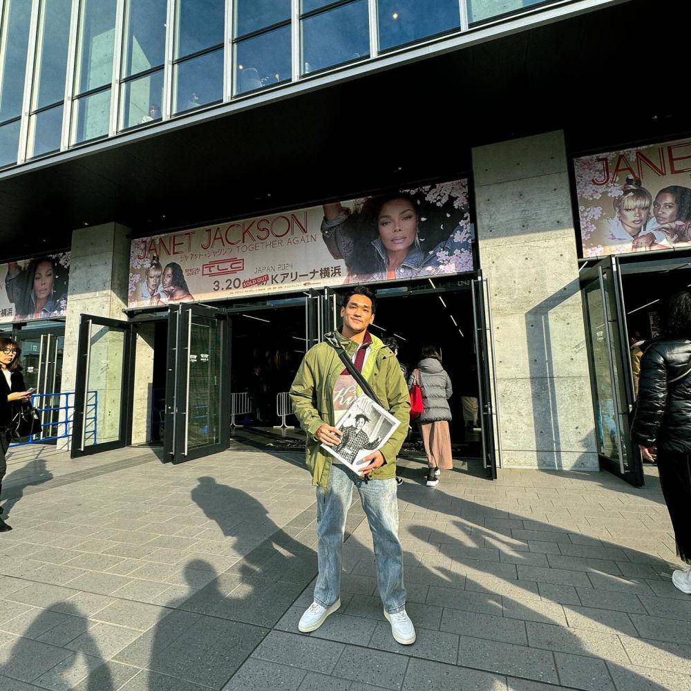 potret Afgan nonton konser Janet Jackson di Jepang (instagram.com/afgan_)