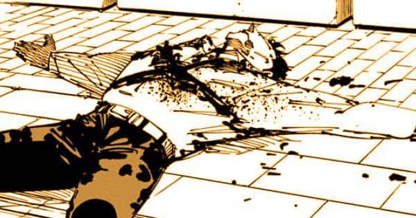 Kusakabe terkapar akibat tebasan Sukuna ( Dok. Shueisha / Jujutsu Kaisen )