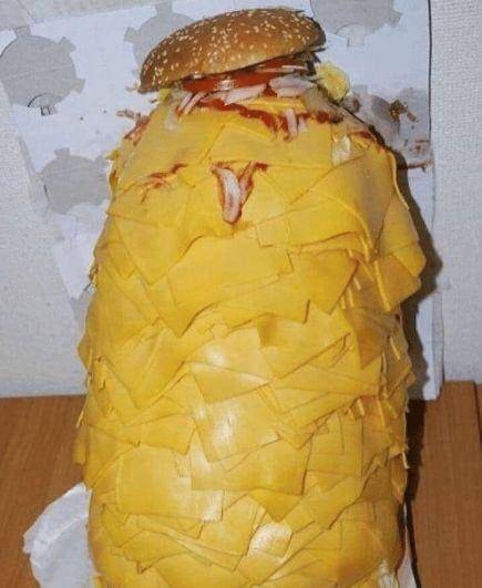 potret nyentrik burger porsi raksasa (reddit.com/user/ThanosBIGman)