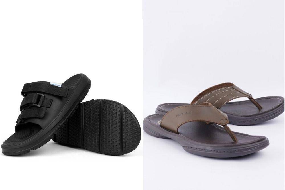 rekomendasi sepatu cowok untuk Lebaran (hijacksandals.com | tokopedia.com/Pakalolo Boots Official)