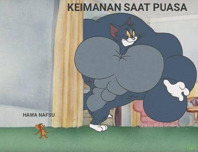 meme menahan nafsu saat puasa (dok. pribadi/Iip Afifullah)