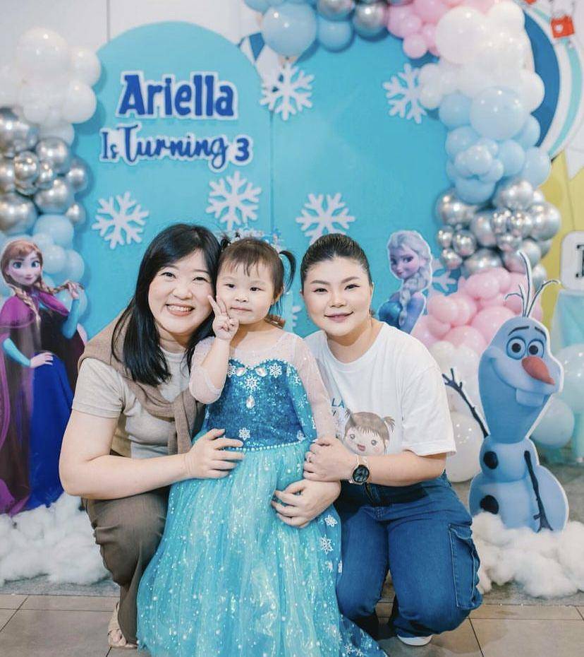 potret perayaan ulang tahun ke-3 Ariella, keponakan Sarwendah (Instagram.com/momogi)