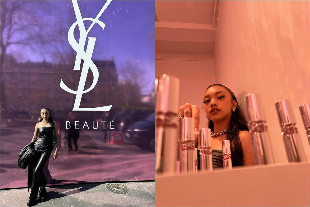 10 Potret Naura Ayu Hadiri Event YSL Beauty di Paris, Memesona!