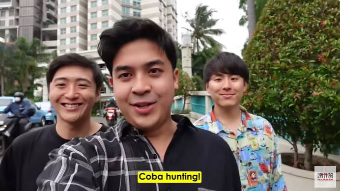 potret Jerome Polin dan Waseda Boys berburu takjil (youtube.com/Nihongo Mantappu)