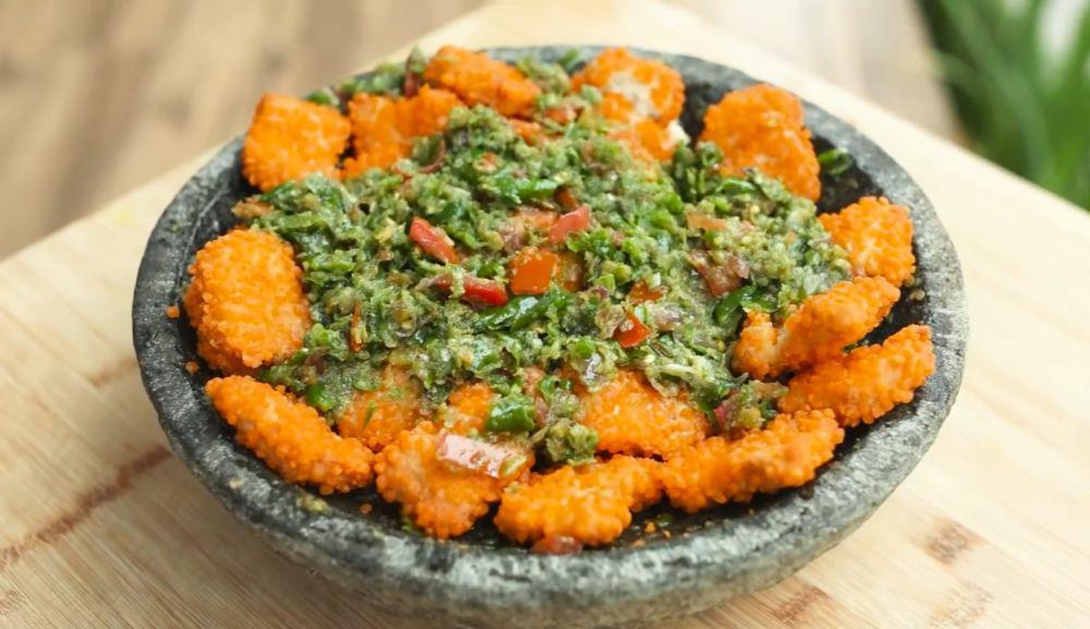 Resep Nugget Geprek Sambal Pecak, Menu Praktis untuk Sahur yang Nikmat