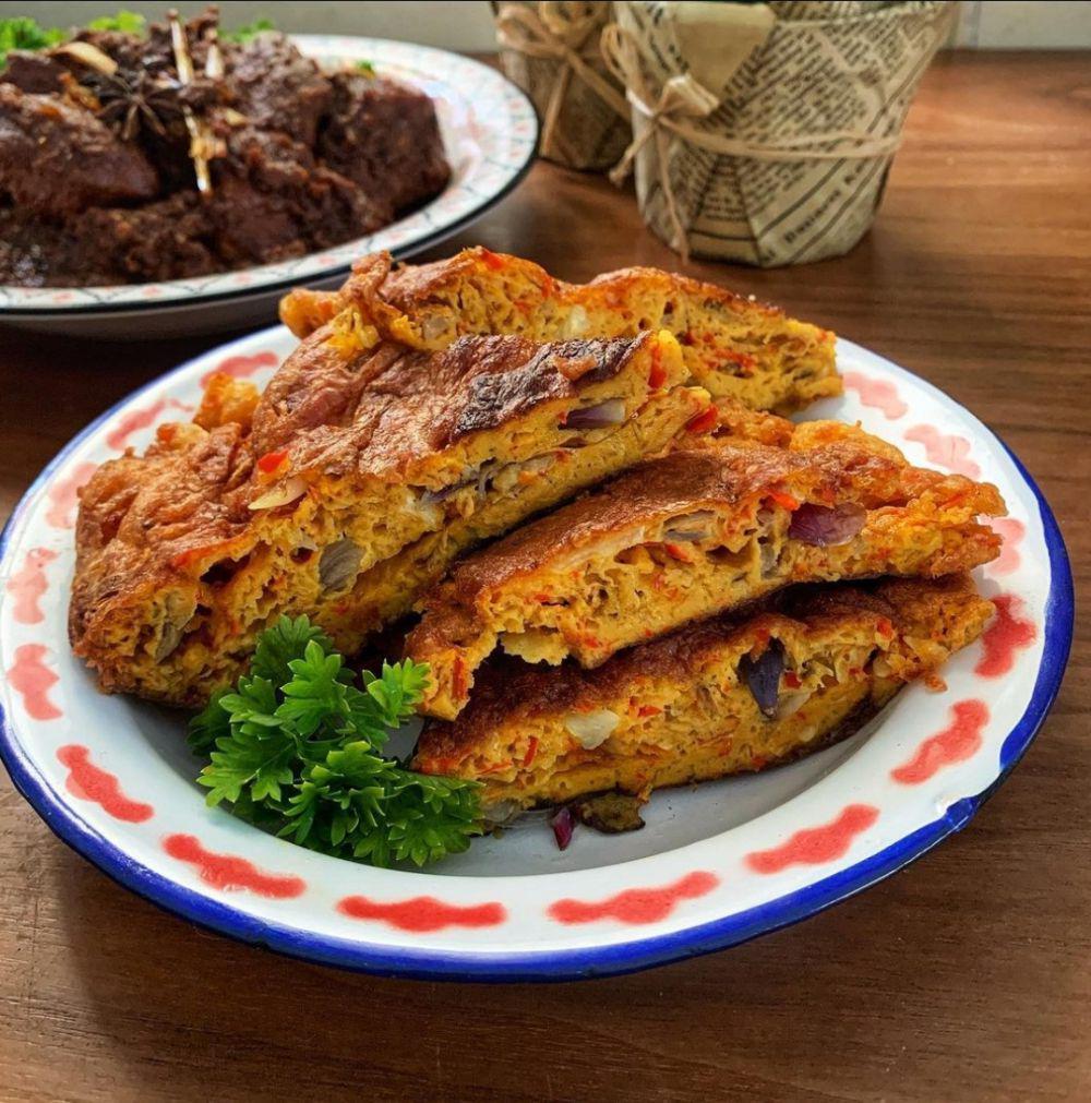 Resep Telur Dadar Padang Tanpa Kelapa yang Gurih