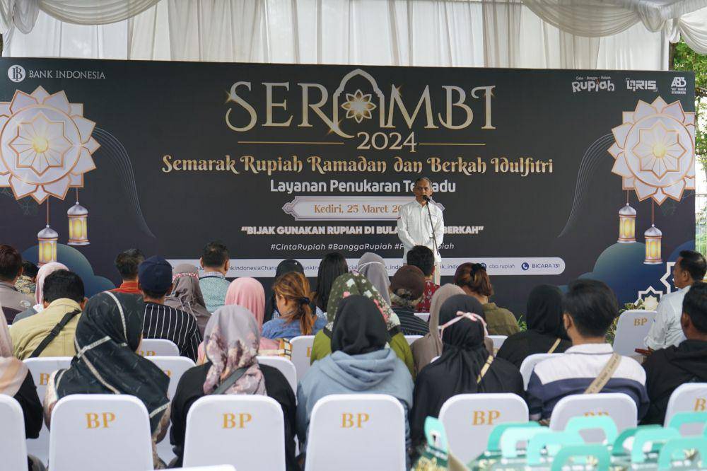 KpW BI Kediri saat melaunching program Serambi. IDN Times/ istimewa