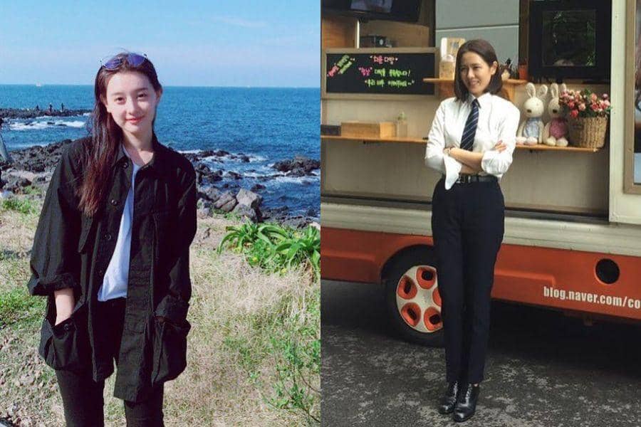 Adu gaya Son Ye Jin vs Kim Ji Won. (instagram.com/yejinhand | instagram.com/geewonii)