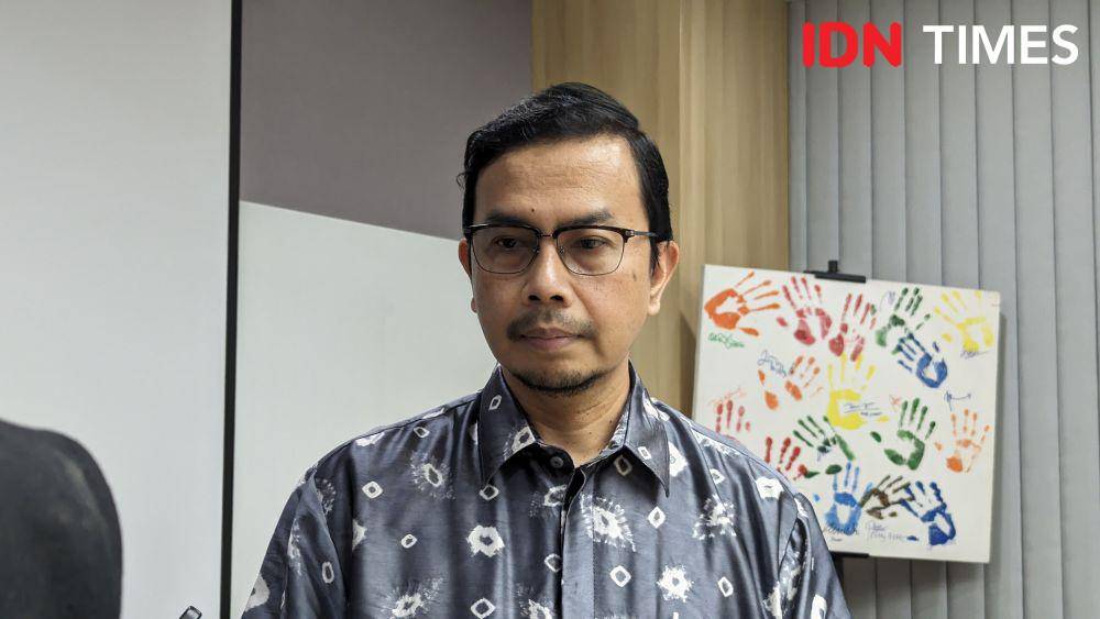 Konsultan aritmia di Heartology Cardiovascular Hospital, dr Sunu Budhi Raharjo, SpJP(K), PhD dalam acara "Mencegah KJM dengan alat defibrilator di bawah kulit" pada Senin (25/03/2023) (IDN Times/Misrohatun)