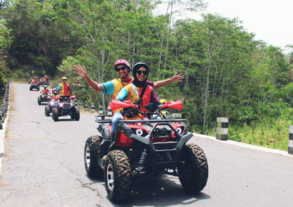 ATV tapi dengan tema ekonomi dusun di Hargobinangun (instagram.com/kampoengmahoni)
