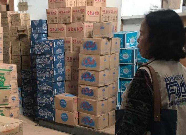 Kegiatan pengawasan Balai BPOM di Bandar Lampung jelang Lebaran 2024. (Dok. BPOM di Bandar Lampung).