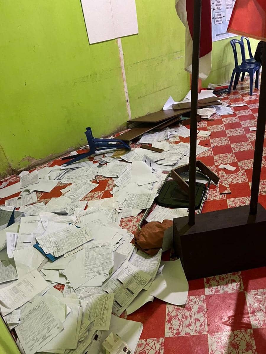 Komisioner Bawaslu dan Panwascam Muba Diserang Simpatisan Caleg