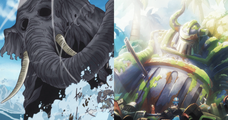 Zunesha dan Robot Raksasa di One Piece. (Toei Animation/One Piece)