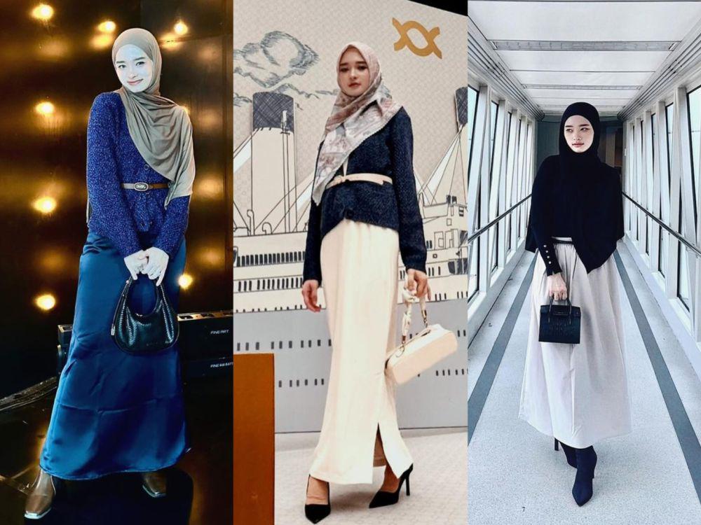 8 Ide Padu Padan Outfit Bukber ala Inara Rusli, Tampil Classy dan Chic