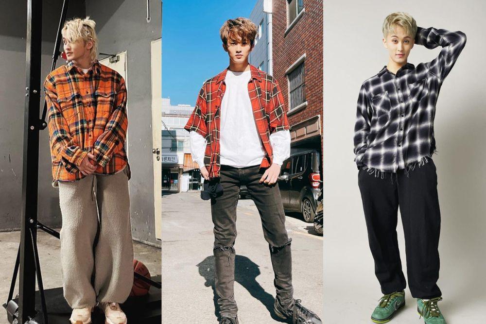 7 Ide Mix and Match Plaid Outfit ala Mark NCT, Modis Anti Boring!
