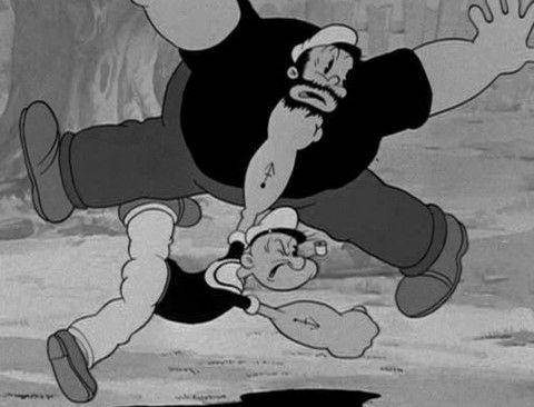 Salah satu adegan dalam film kartun Popeye. (Instagram.com/popeye)